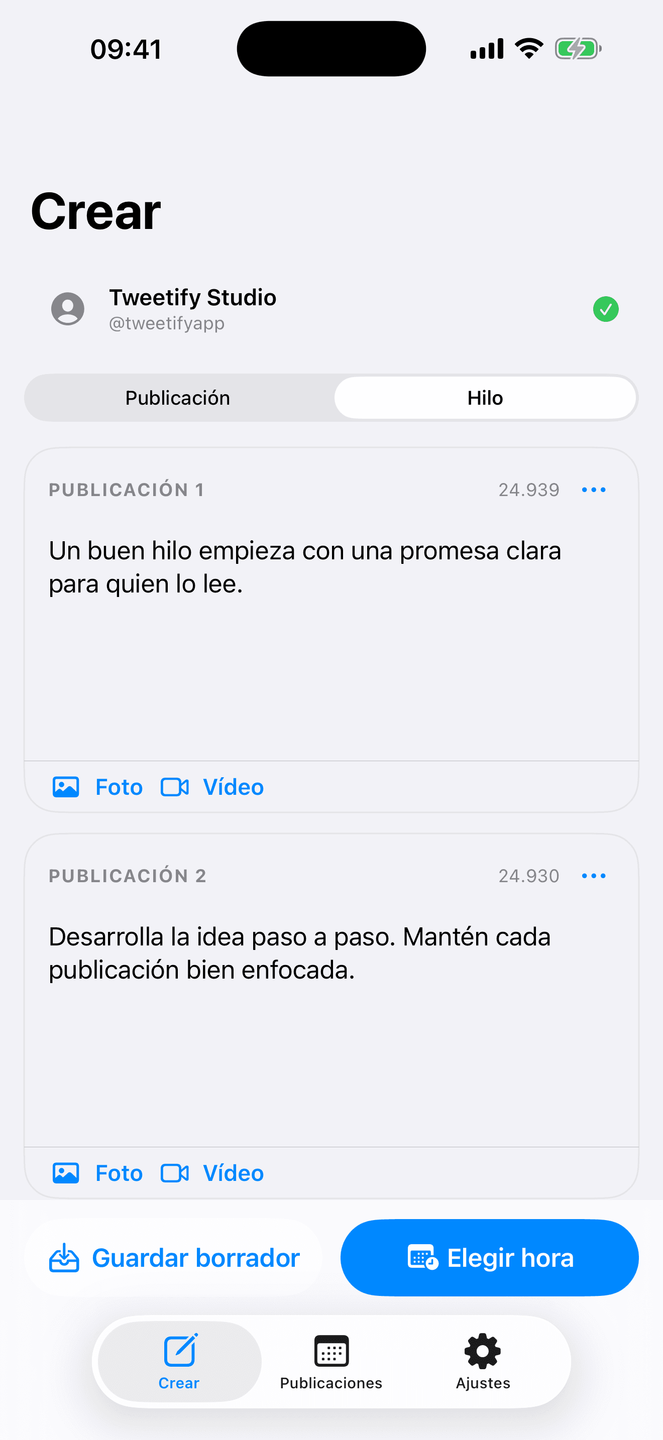 Empieza con una promesa
