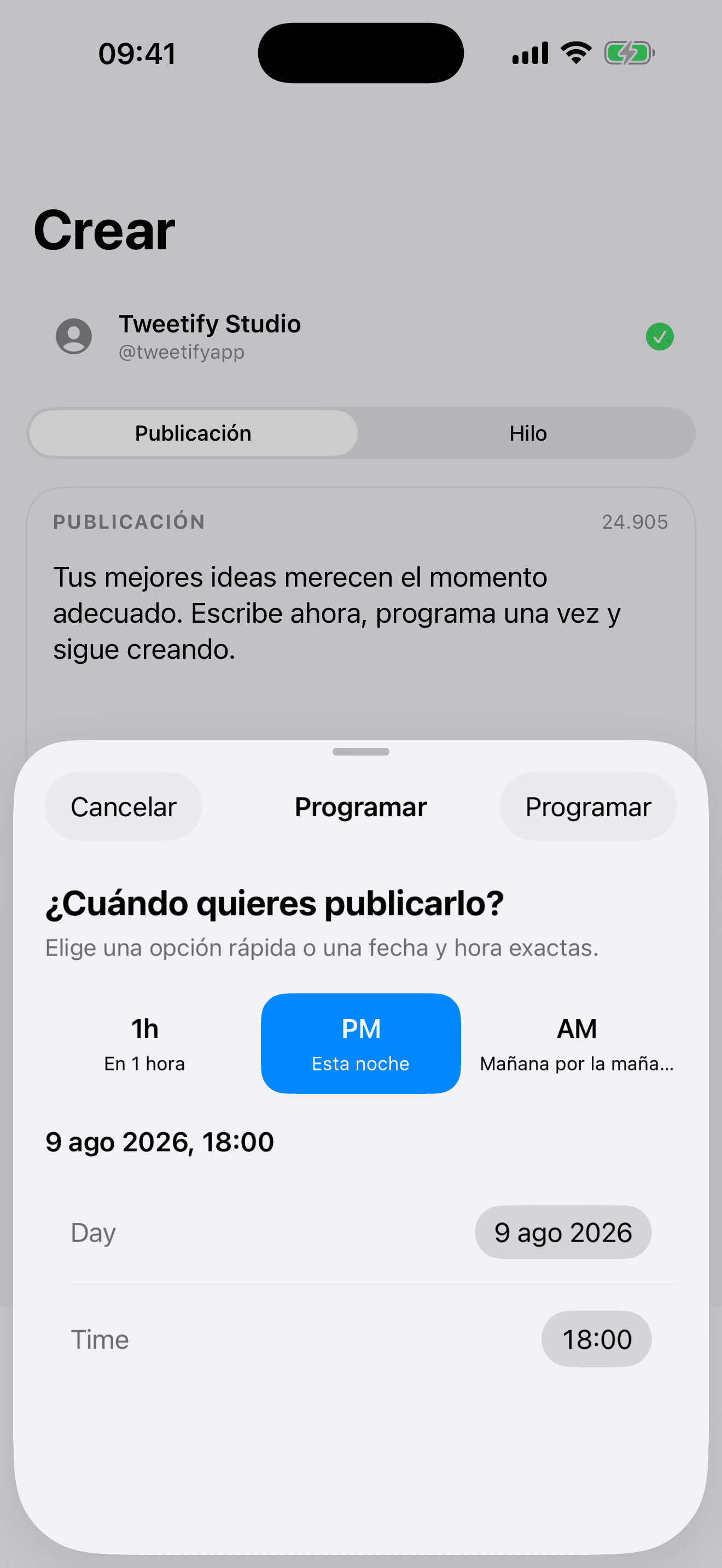 El orden es esencial