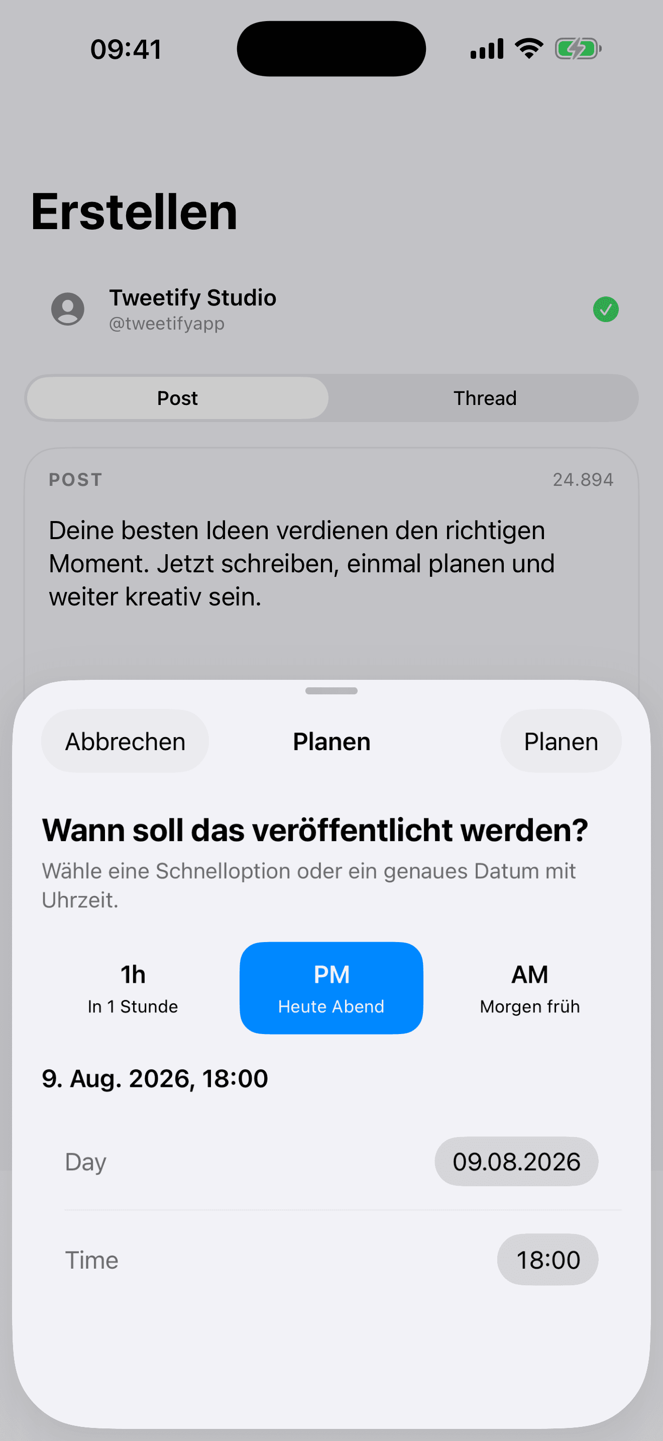 Die Reihenfolge zählt